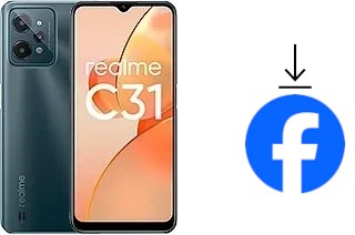 How to install Facebook on a Realme C31