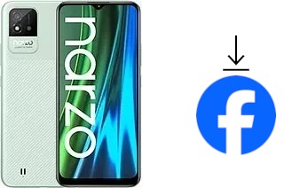 How to install Facebook on a Realme Narzo 50i