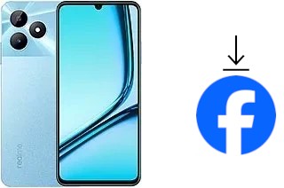 How to install Facebook on a Realme Note 50