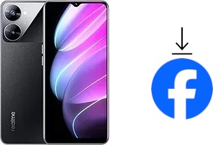 How to install Facebook on a Realme V30