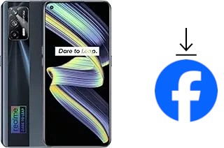 How to install Facebook on a Realme X7 Max 5G