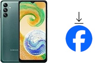 How to install Facebook on a Samsung Galaxy A04s