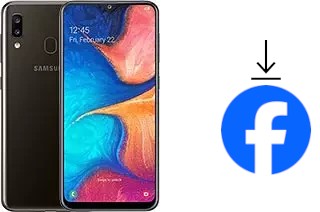 How to install Facebook on a Samsung Galaxy A20