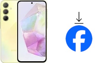 How to install Facebook on a Samsung Galaxy A35