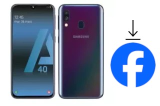 How to install Facebook on a Samsung Galaxy A40s