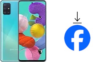 How to install Facebook on a Samsung Galaxy A71