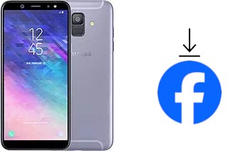 How to install Facebook on a Samsung Galaxy A6 (2018)