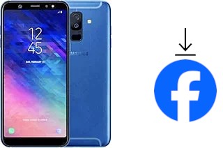 How to install Facebook on a Samsung Galaxy A6+ (2018)