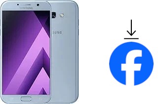 How to install Facebook on a Samsung Galaxy A7 (2017)