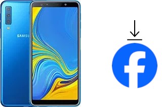 How to install Facebook on a Samsung Galaxy A7 (2018)