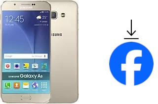 How to install Facebook on a Samsung Galaxy A8 (SCV32)