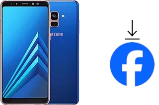 How to install Facebook on a Samsung Galaxy A8+ (2018)