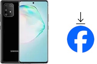 How to install Facebook on a Samsung Galaxy A91