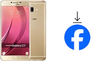 How to install Facebook on a Samsung Galaxy C7