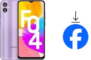 How to install Facebook on a Samsung Galaxy F04