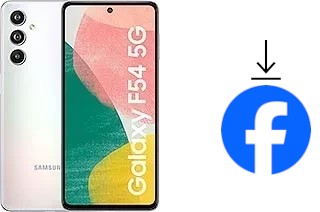 How to install Facebook on a Samsung Galaxy F54