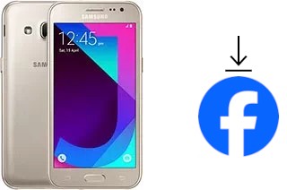 How to install Facebook on a Samsung Galaxy J2 (2017)