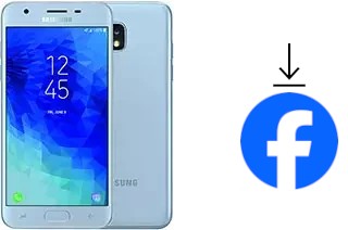 How to install Facebook on a Samsung Galaxy J3 (2018)