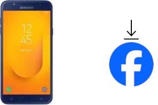 How to install Facebook on a Samsung Galaxy J7 Duo (2018)