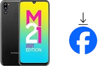 How to install Facebook on a Samsung Galaxy M21 2021