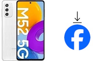 How to install Facebook on a Samsung Galaxy M52 5G