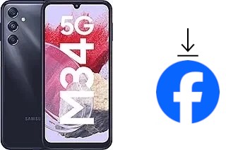 How to install Facebook on a Samsung Galaxy M34 5G