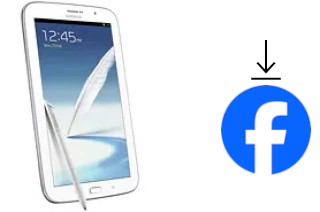 How to install Facebook on a Samsung Galaxy Note 8.0 Wi-Fi