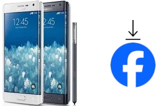 How to install Facebook on a Samsung Galaxy Note Edge