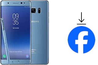 How to install Facebook on a Samsung Galaxy Note FE