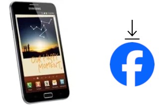 How to install Facebook on a Samsung Galaxy Note N7000