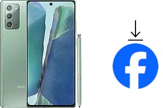 How to install Facebook on a Samsung Galaxy Note20 5G