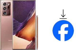 How to install Facebook on a Samsung Galaxy Note20 Ultra 5G