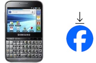 How to install Facebook on a Samsung Galaxy Pro B7510