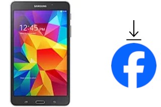 How to install Facebook on a Samsung Galaxy Tab 4 7.0 LTE