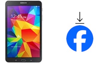 How to install Facebook on a Samsung Galaxy Tab 4 8.0