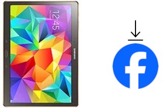 How to install Facebook on a Samsung Galaxy Tab S 10.5