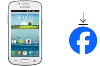 How to install Facebook on a Samsung Galaxy Trend II Duos S7572