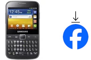 How to install Facebook on a Samsung Galaxy Y Pro B5510