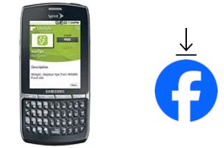 How to install Facebook on a Samsung M580 Replenish