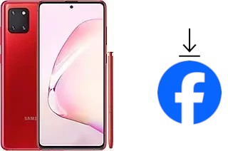 How to install Facebook on a Samsung Galaxy Note10 Lite