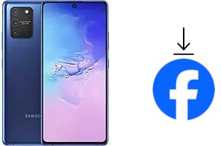 How to install Facebook on a Samsung Galaxy S10 Lite