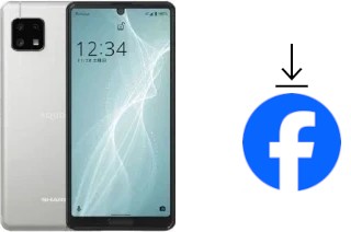 How to install Facebook on a Sharp Aquos Sense4 Lite