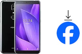 How to install Facebook on a Sharp Aquos V