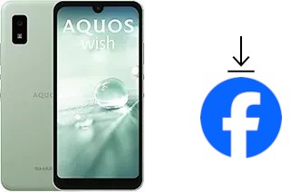 How to install Facebook on a Sharp Aquos wish