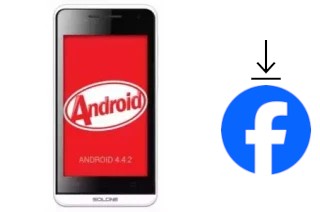 How to install Facebook on a Solone SL-KA4 Plus