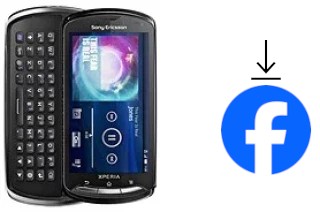 How to install Facebook on a Sony Ericsson Xperia pro