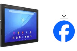 How to install Facebook on a Sony Xperia Z4 Tablet LTE