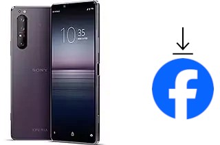 How to install Facebook on a Sony Xperia 1 II