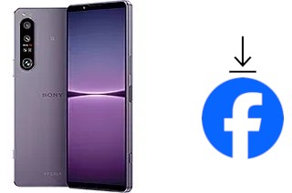 How to install Facebook on a Sony Xperia 1 IV