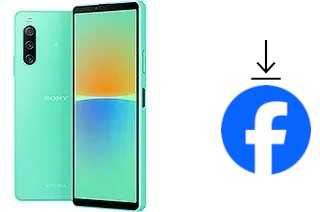 How to install Facebook on a Sony Xperia 10 IV